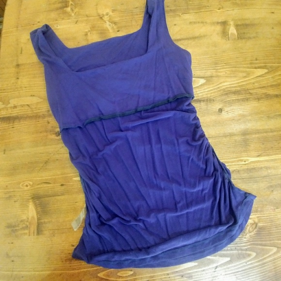 Soft Surroundings Tank Runched Side Workout - Picture 8 of 8